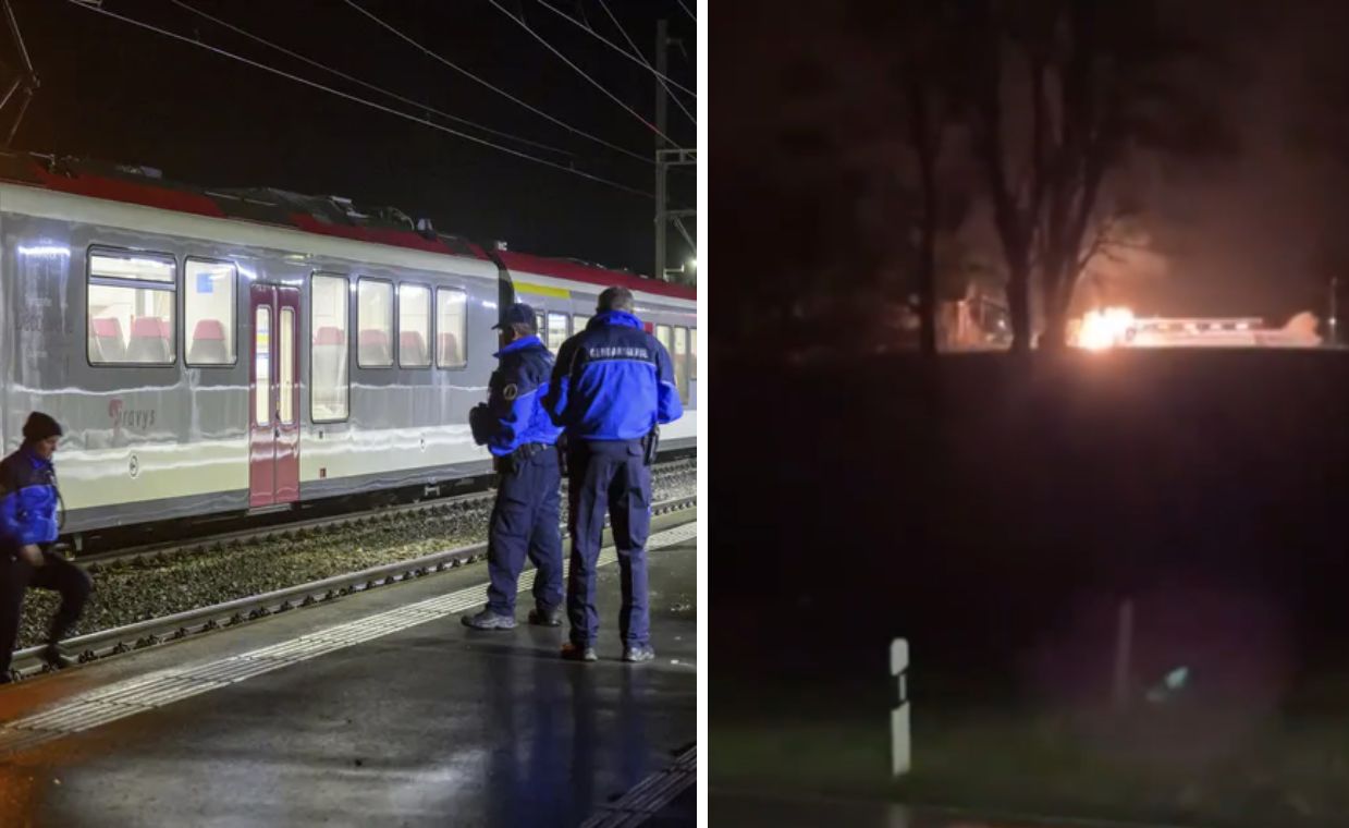 Jest nagranie wybuchu. Uzbrojony wziął zakładników w Szwajcarii