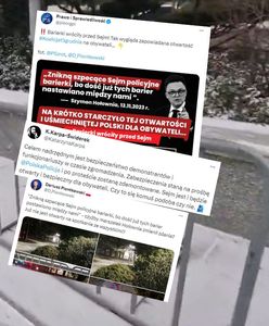 Barierki wróciły pod Sejm. PiS grzmi