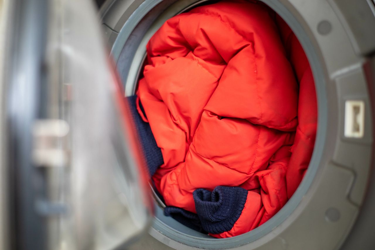 A simple washing machine trick. Your jacket will be as good as new