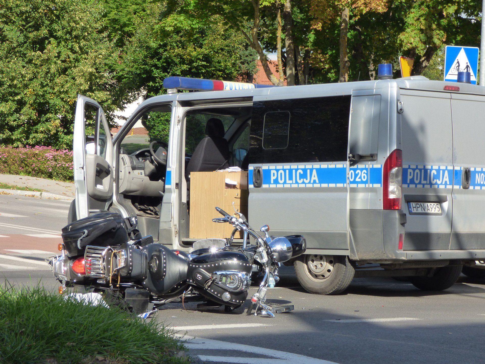 Wypadek na skrzyżowaniu ulic Szczecińskiej i Kossaka