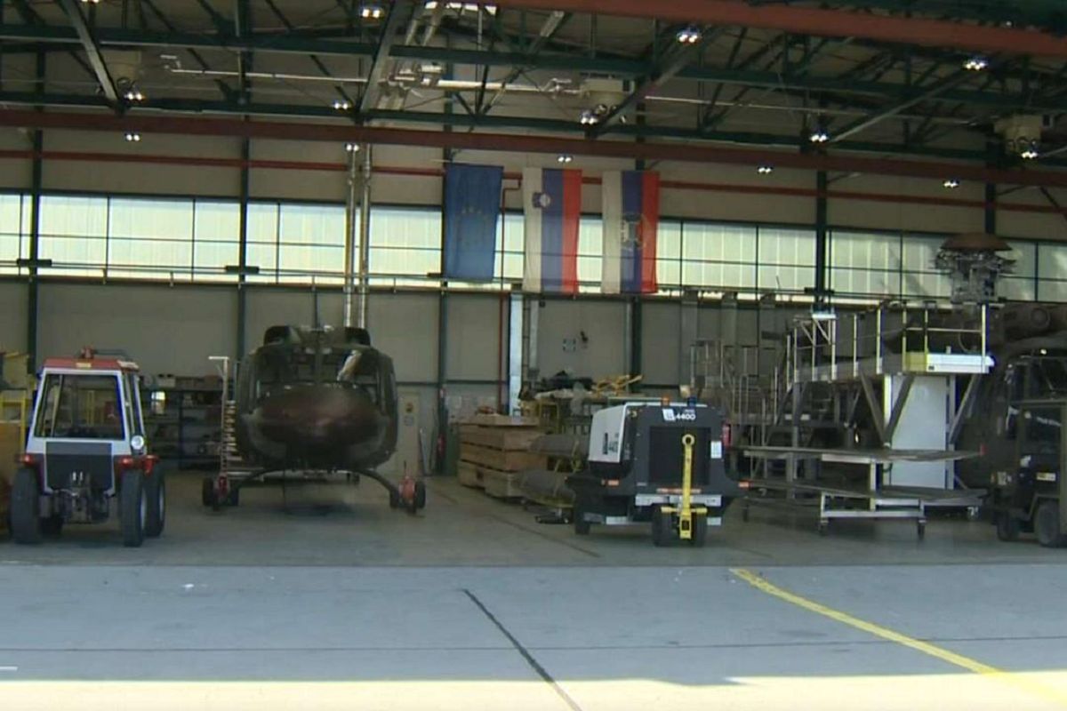 Incydent w hangarze wojskowym w Słowenii 
