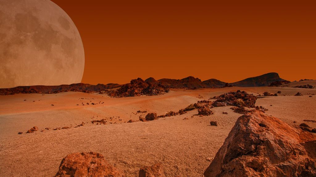 Mars jest czwartą planetą w Układzie Słonecznym