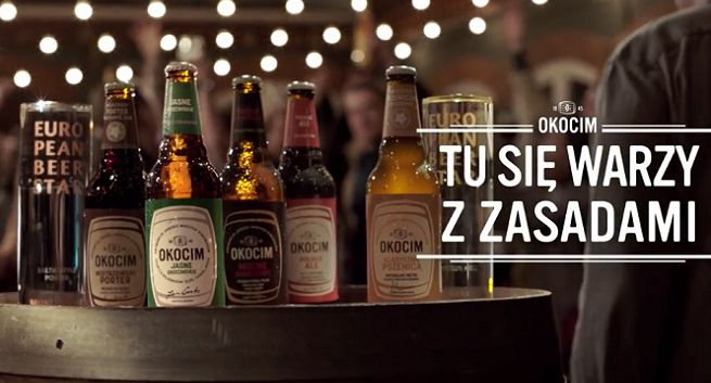 Piwo Okocim reklamowane jako „najlepsze z najlepszego” (wideo)