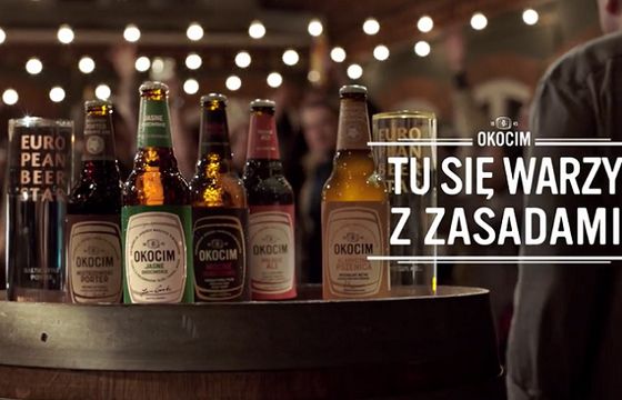 Piwo Okocim reklamowane jako „najlepsze z najlepszego” (wideo)