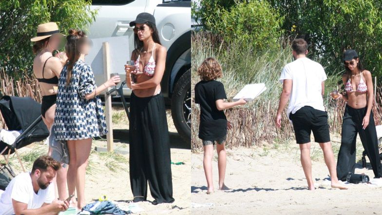 Klaudia El Dursi na plaży w Chałupach