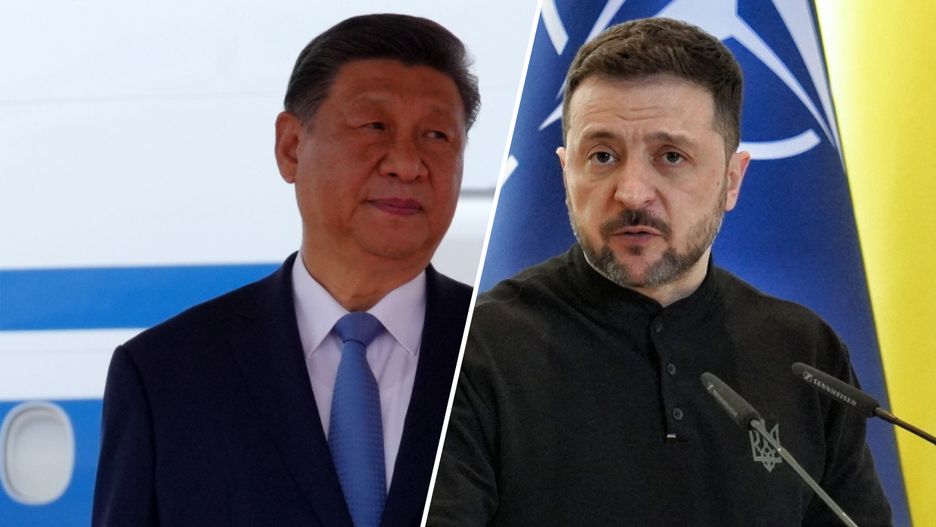 Xi Jinping / Wołodymyr Zełenski