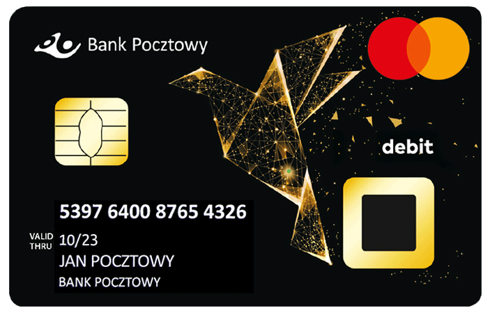 Karta biometryczna Banku Pocztowego.
