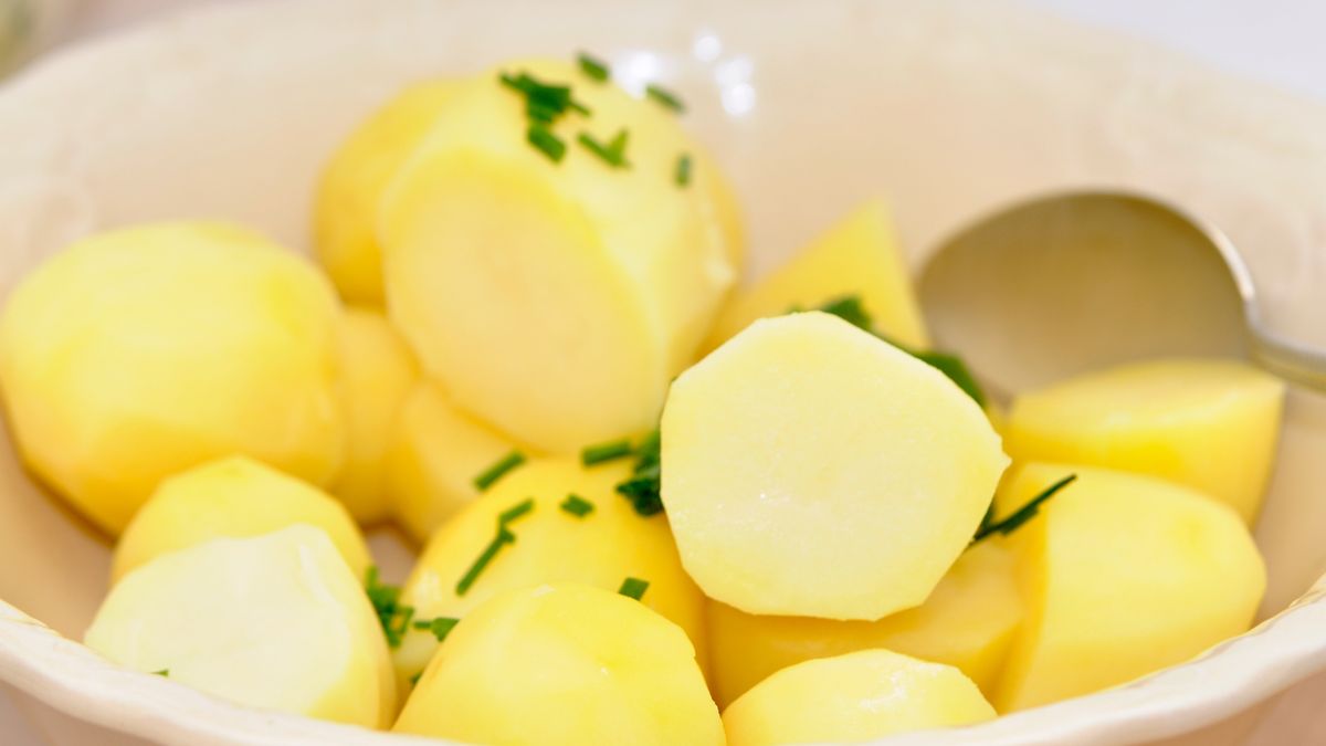 Gotowane ziemniaki również wpisują się w założenia zdrowej diety