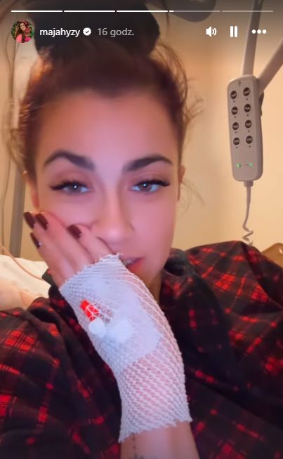 Maja Hyży relacjonuje pobyc w szpitalu
