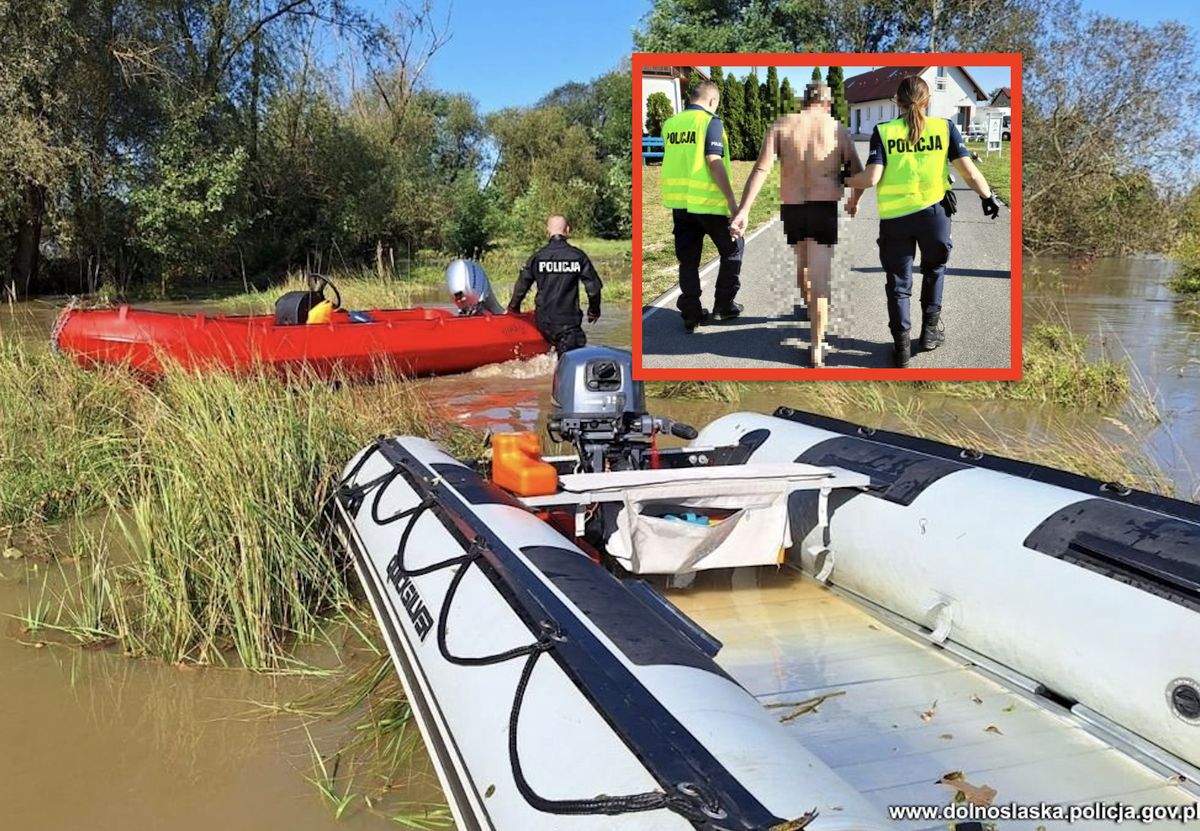 Uratowany, a potem zatrzymany. Desperacki skok do wody nie uchronił złodzieja