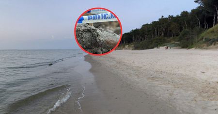 Był ukryty 10 cm pod piaskiem. Niebezpieczne znalezisko nad Bałtykiem