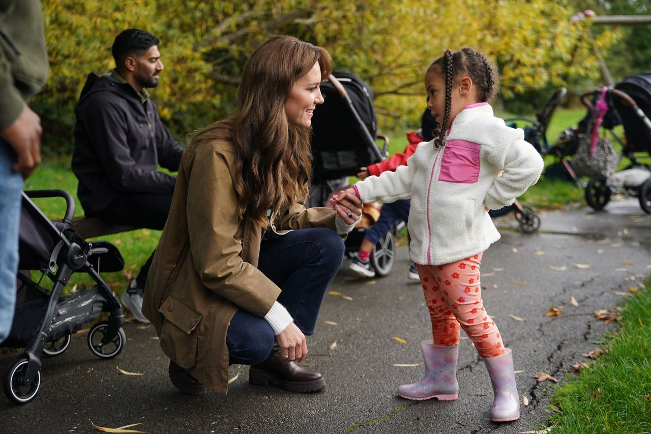 Kate Middleton's visit to the support group for fathers and their children