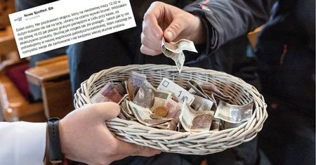 Na tacę nie dał nic. Przyłapała go w Lidlu i się zaczęło