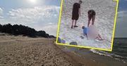 Skandal na plaży. Nieobyczajne zachowanie w Mielnie