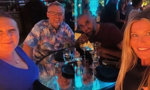 Spotkanie na szczycie w Miami. Marcin Gortat i Żaneta pozdrawiają z podwójnej randki z POLSKIM MILIONEREM i jego lubą (FOTO)