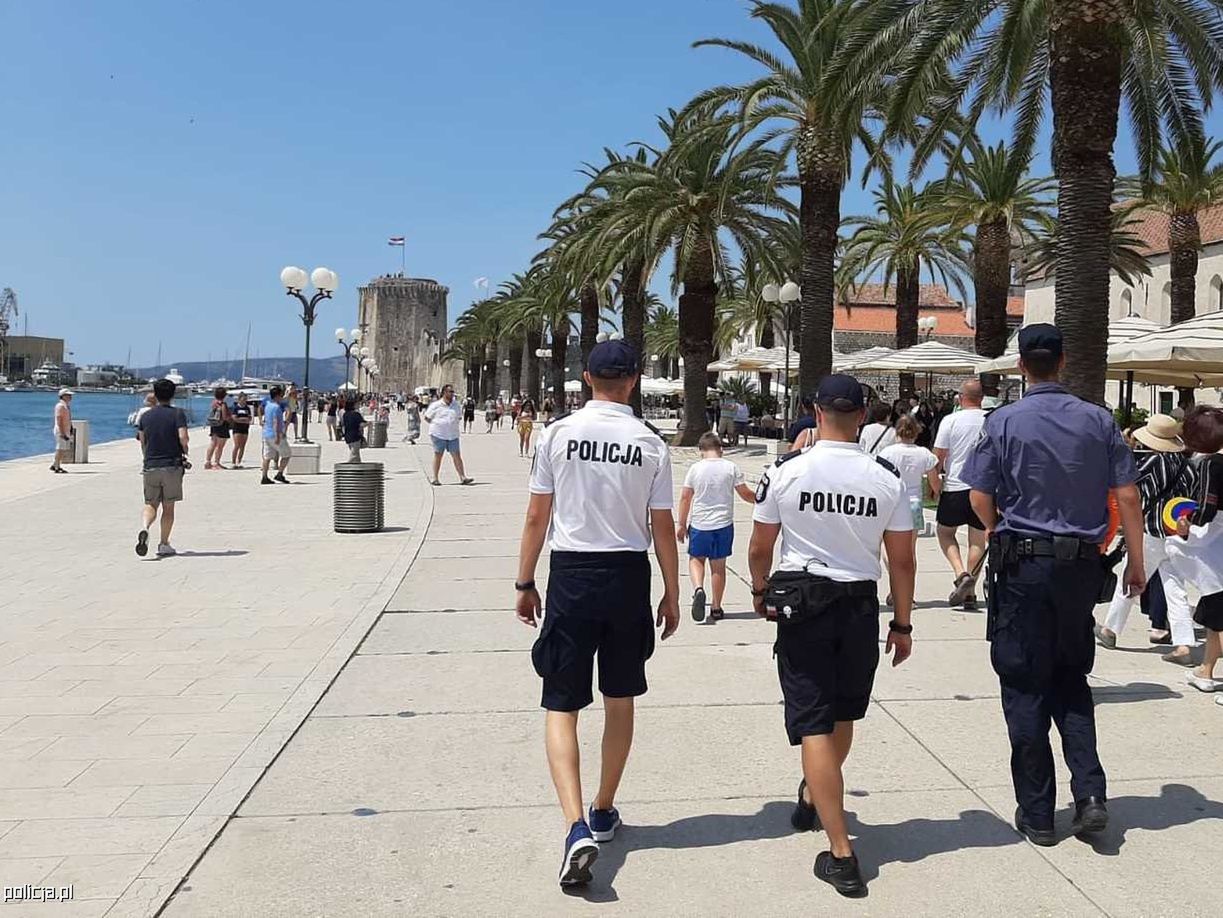Polska policja w Chorwacji. Oto co robią funkcjonariusze