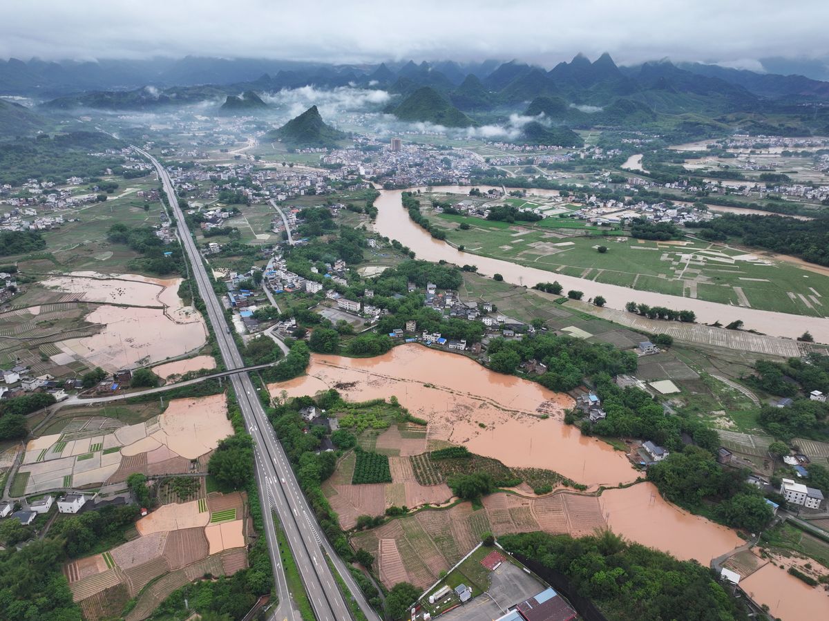 A warning for China's economic heartland.  This condition occurs once every 50 years