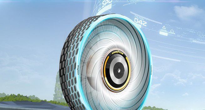 reCharge - samoregenerująca się opona koncepcyjna Goodyear (wideo)