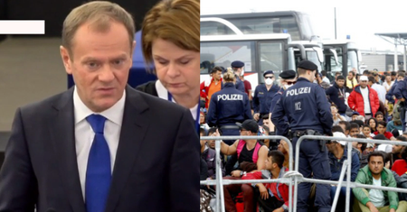 Tusk o uchodźcach: "Do marca musimy opanować sytuację. Grozi nam rozpad strefy Schengen!"