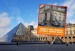 "Kiedy musisz działać szybko". Promują się na kradzieży w Luwrze