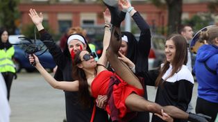 Juwenalia 2025 w Częstochowie. Studenci szaleli na placu Biegańskiego
