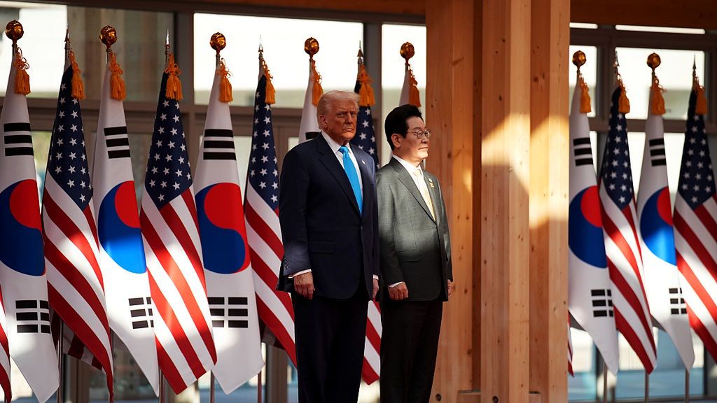 Donald Trump i prezydent Korei Płd. Lee Jae-myung