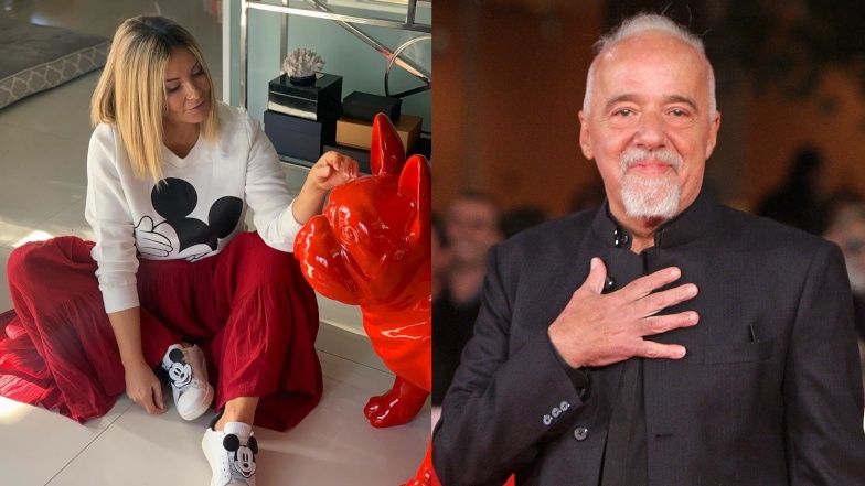 Małgorzata Rozenek i Paulo Coelho