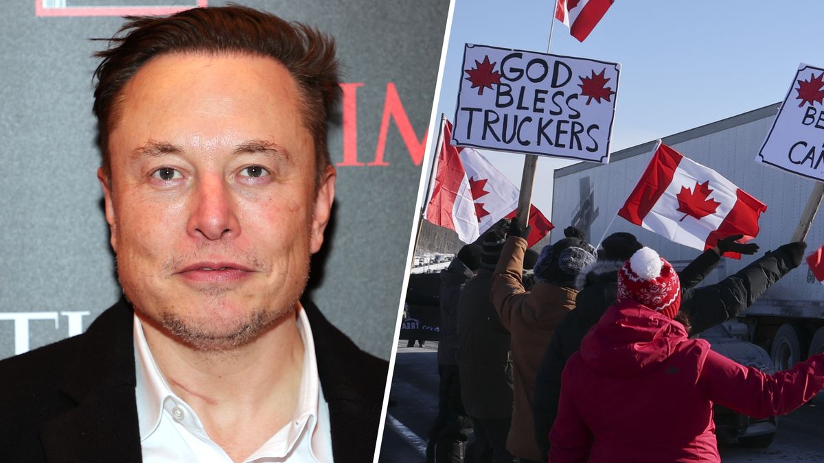 "Konwój wolności" poparli w internecie m.in. Donald Trump Jr. i Elon Musk.