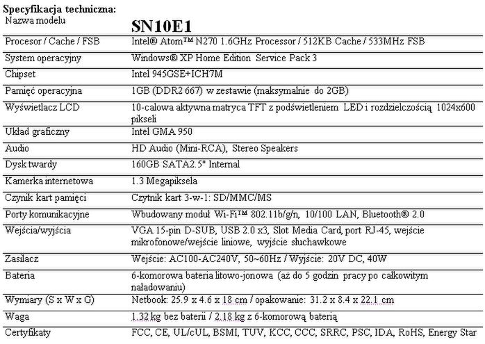 Lśniący netbook od HANNspree 3