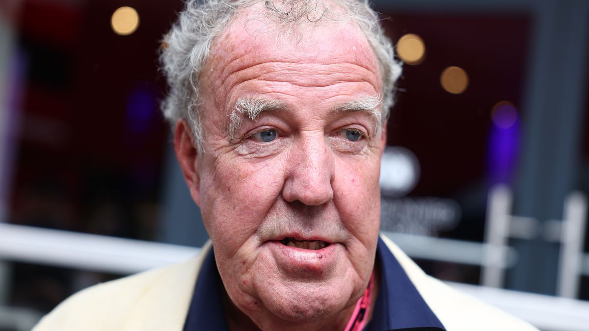 Jeremy Clarkson ahead of the Formula 1 British Grand Prix at Silverstone Circuit in Northampton, Great Britain on July 6, 2025. (Photo by Jakub Porzycki/NurPhoto via Getty Images)