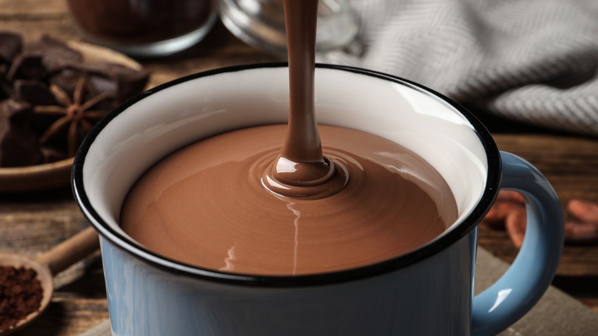 Domowa, gorąca czekolada