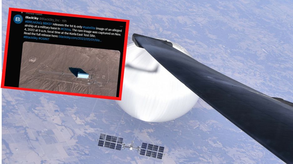 Opublikowane zdjęcia bazy w Chinach