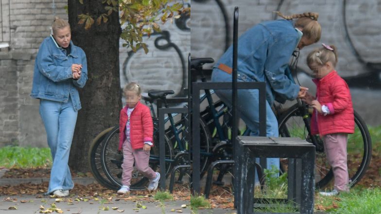 Katarzyna Warnke z córką