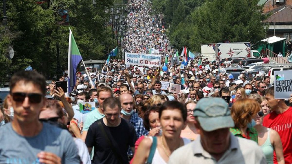 W Charabowsku od kilku tygodni trwają protesty