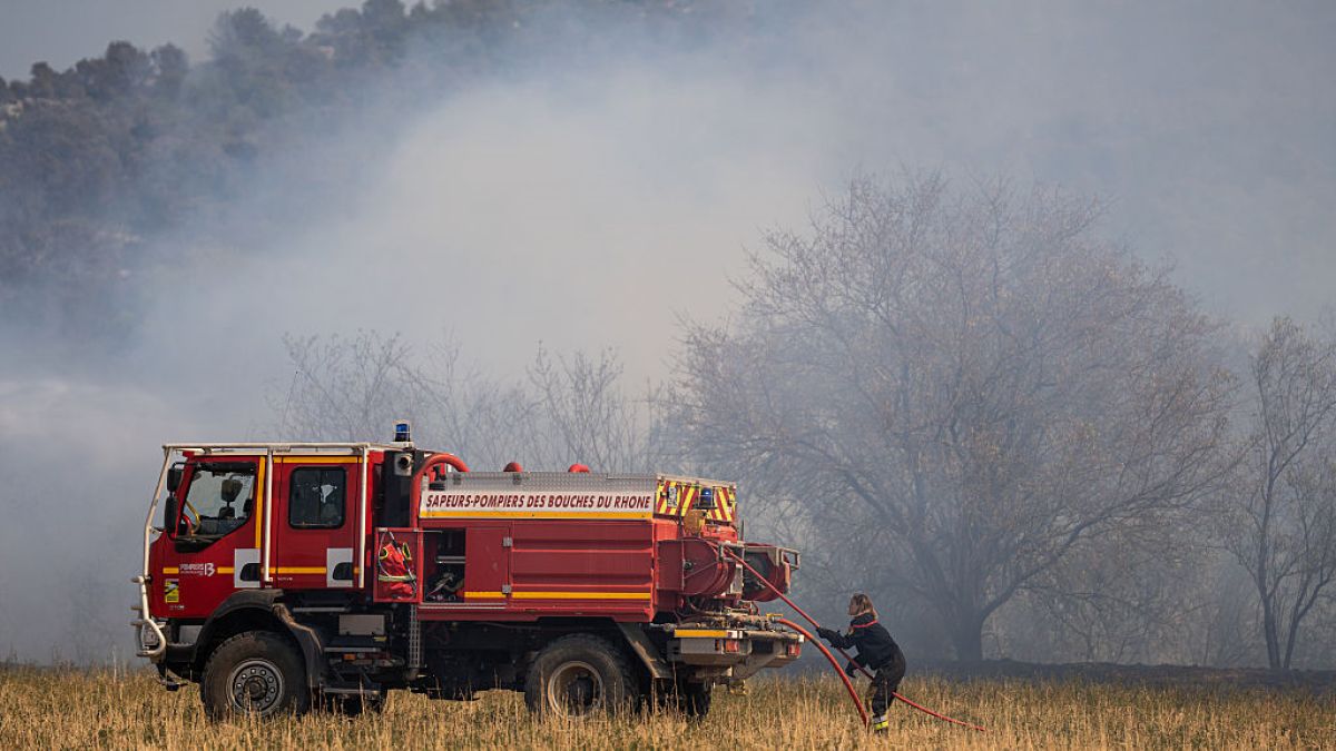 Media: pożar na południu Francji jest drugim największym pożarem