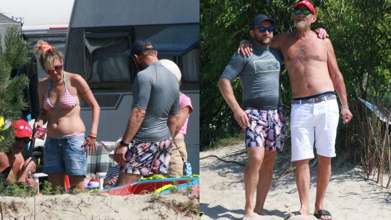 Wakacje Borysa Szyca i Janusza Chabiora nad polskim morzem