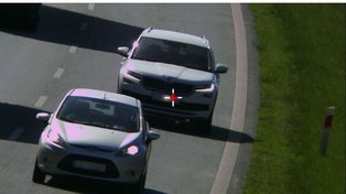 Bydgoska drogówka w akcji. Sprawdzano odstępy między pojazdami na S-5