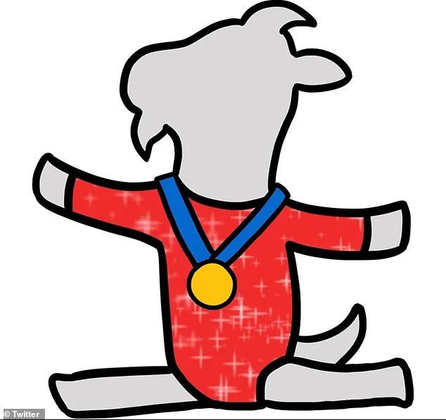 Emotka na Twitterze przeznaczona dla Simone Biles.
