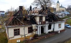 Podkarpacie. Pożar zabytkowego dworku