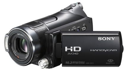 Handycam HDR-CX11E z trybem Full HD i fotografowaniem uśmiechów 1