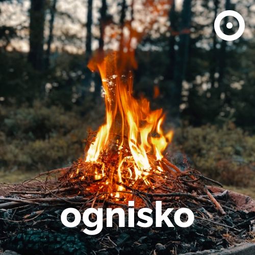 Logo stacji Ognisko