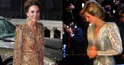 Kate Middleton oddała hołd księżnej Dianie. Inspirowała się jej kreacją z premiery Bonda sprzed lat (ZDJĘCIA)