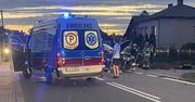 Groźny wypadek w miejscowości Okół. Dwie osoby zostały ranne
