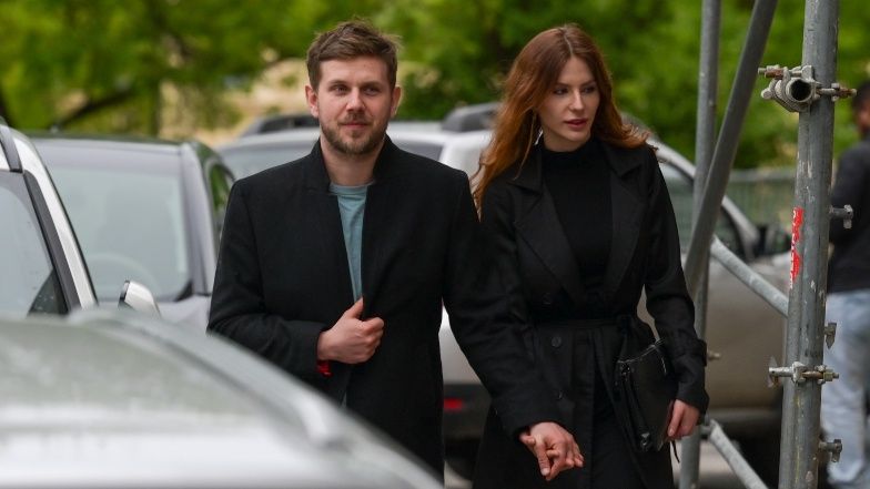 Antek Krolikowski z partnerką Izą