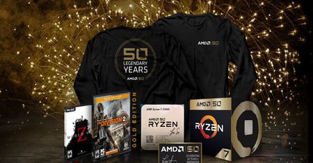 50 lat AMD - specjalna edycja Ryzen 7 2700X i Radeon VII oraz promocja z grami