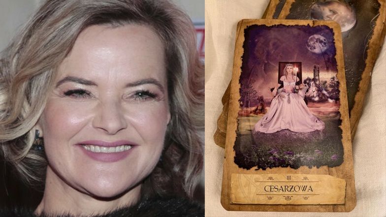 Monika Zamachowska stawia sobie tarota