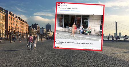 Niemcy. Naga kobieta spacerowała po mieście