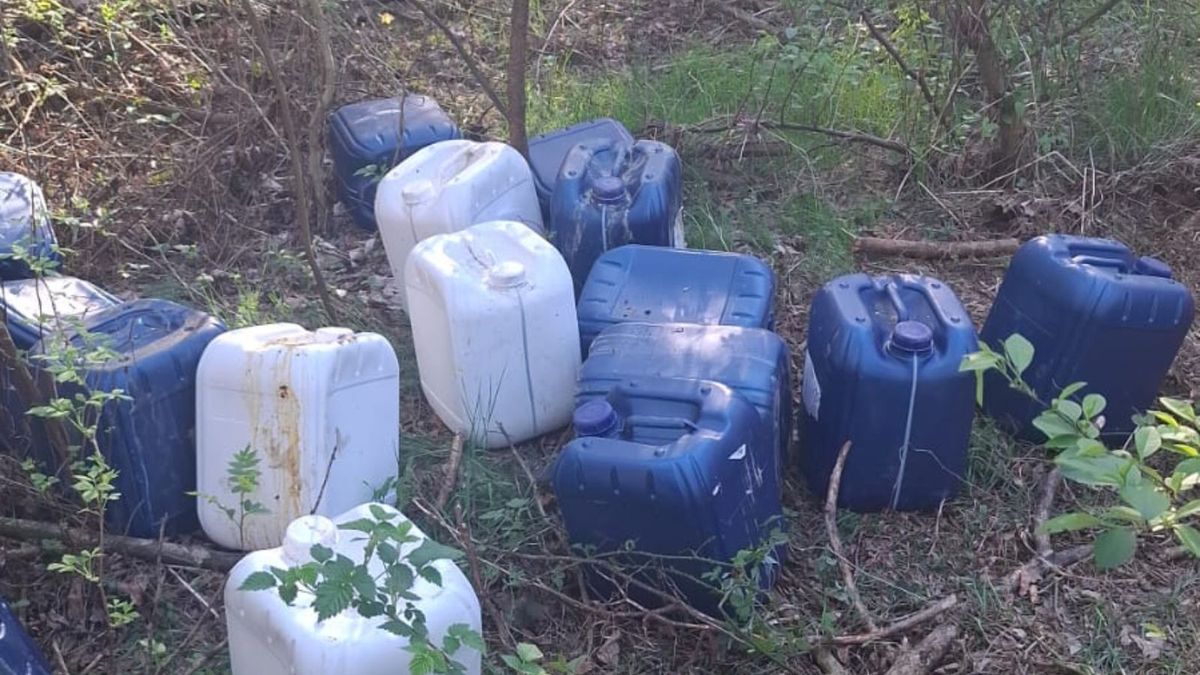 600 litrów łatwopalnych substancji