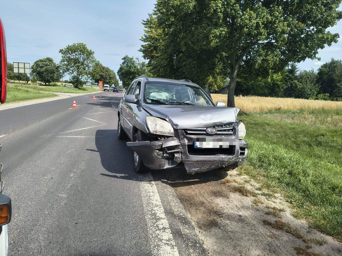 Wypadek na ul. Wyszogrodzkiej 