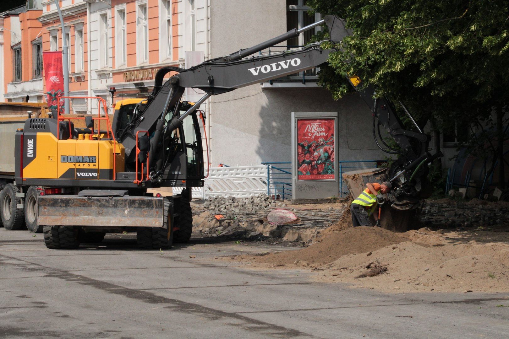 Trwa kolejny etap przebudowy ulicy Zwycięstwa w Koszalinie